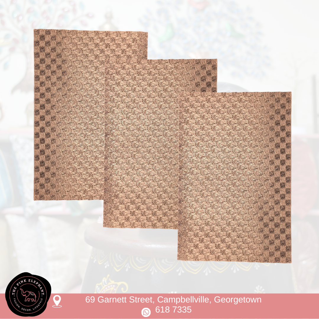 Rose Gold Rectangle Vinyl Placemat