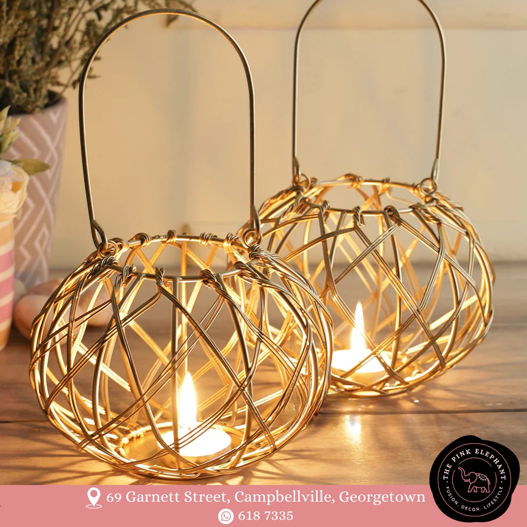 Wire Hanging Tealight Holder