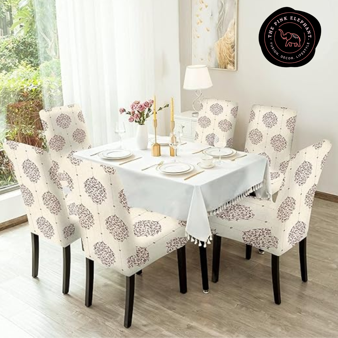 Damask Chair Cover