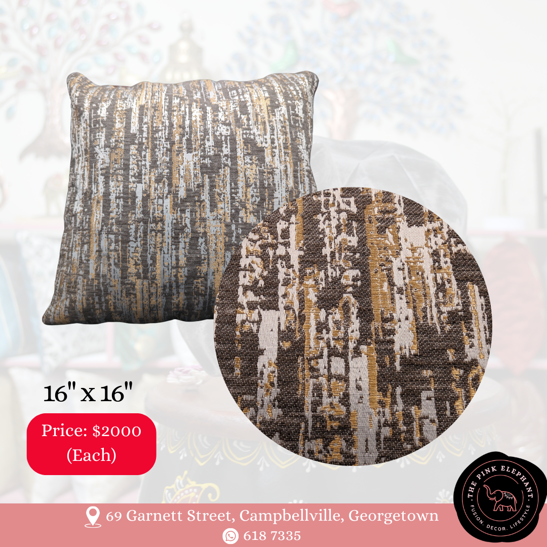 Shades of Brown Brushstroke Cushion Cover