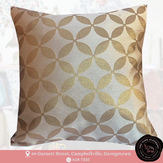 Gold Silk 18" X 18" Cushion Cover